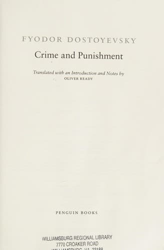 Crime and Punishment